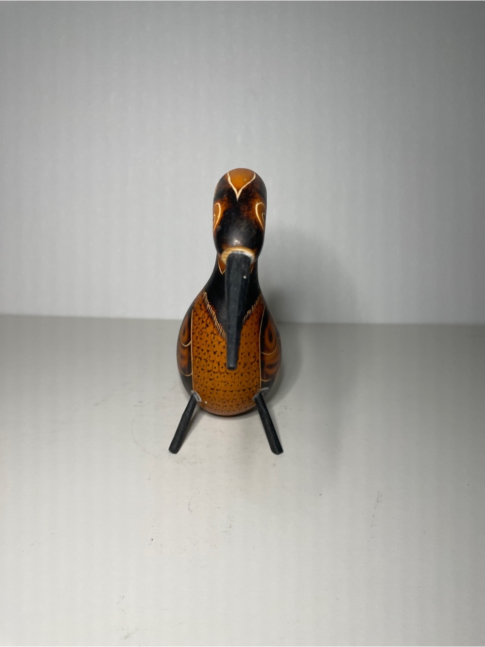 Handcrafted Peruvian Decorative Bird Figurine Art Decor Sculpture - Picture 2 of 6
